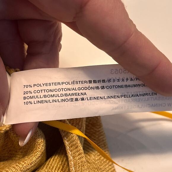 Moon River yellow wrap halter top - Picture 7 of 8